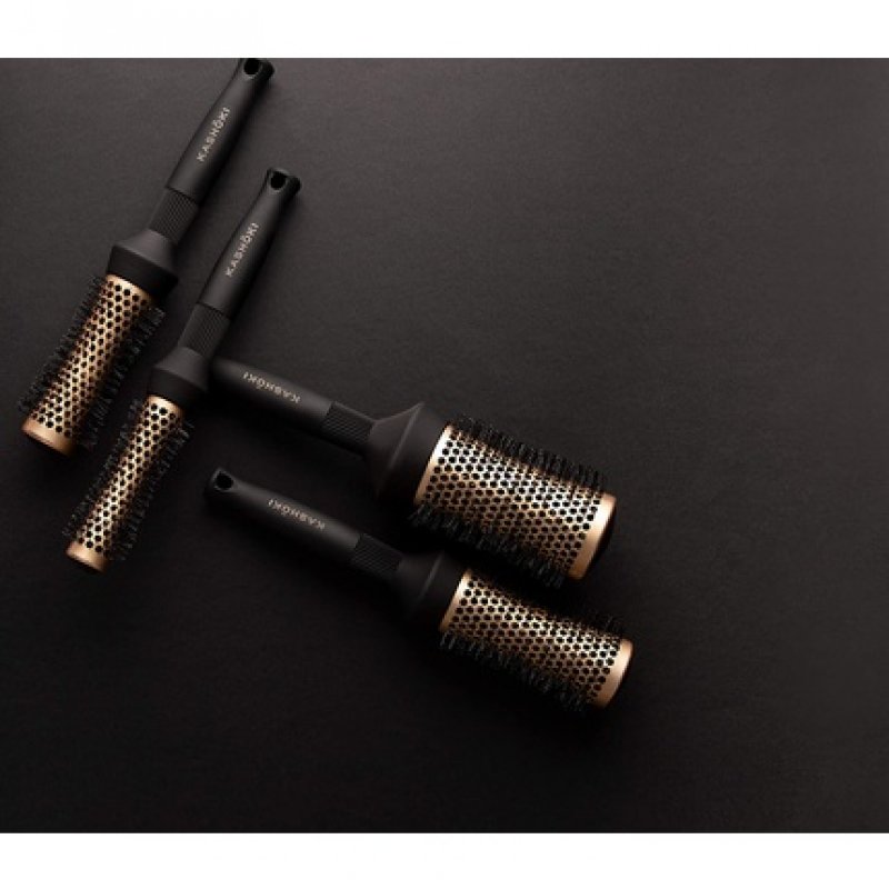 T4B Kashoki Hourglass Styling Brush Antistatic and Ionic Round Brush with Ceramic Coating 43mm