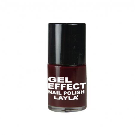 Layla Cosmetics Gel Effect nail polish 10 ml Bordeaux