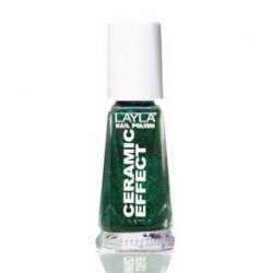 Layla Cosmetics Smalto Layla Ceramic Effect vernis à ongles 10 ml Vert Gloss