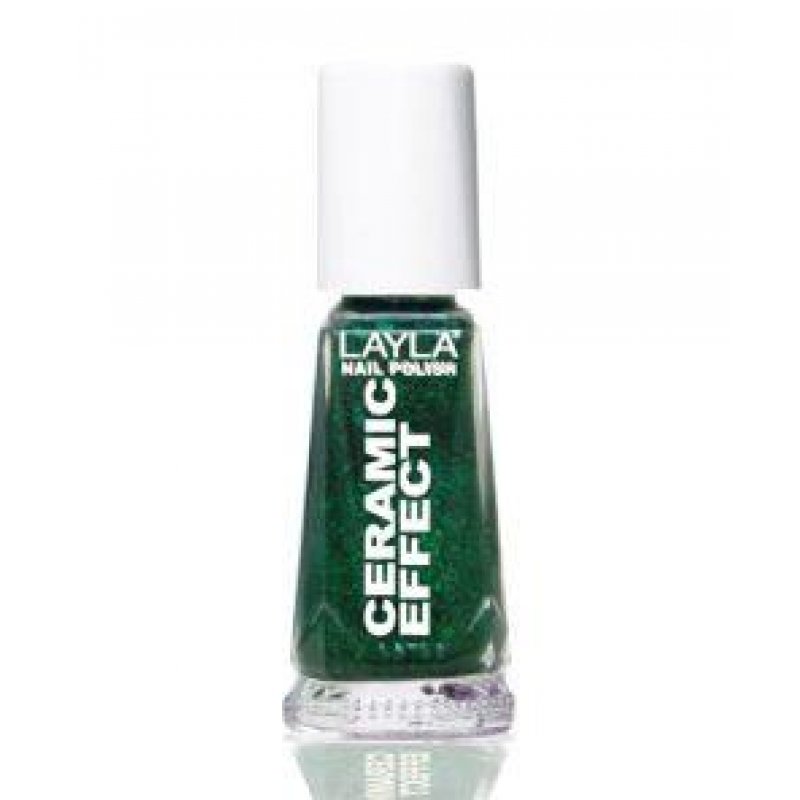 Layla Cosmetics Smalto Layla Ceramic Effect vernis à ongles 10 ml Vert Gloss