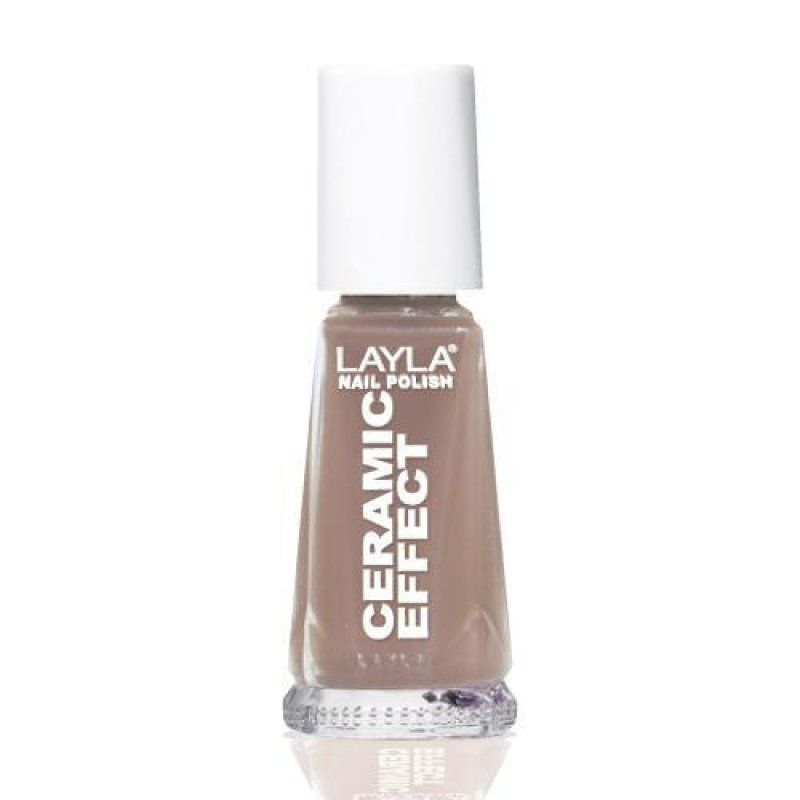 Layla Cosmetics Smalto Layla Ceramic Effect vernis à ongles 10 ml Marron Gloss