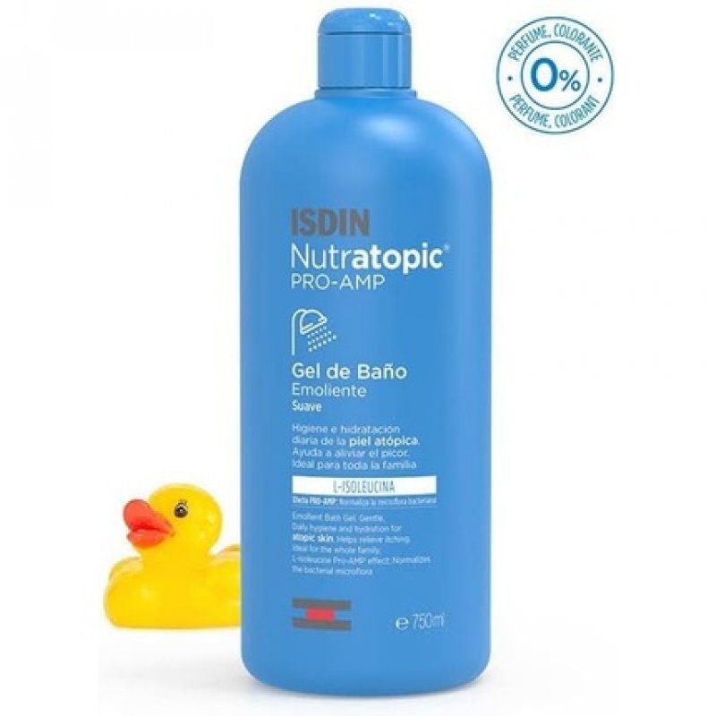 ISDIN Nutratopic PRO-AMP Emollient Bath Gel 750ml