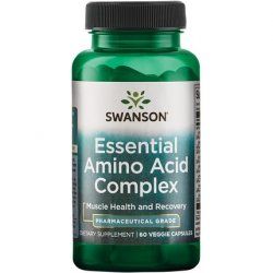 Swanson Ajipure 9 Essential Amino Acid Formula Pharmaceutical Grade 60 Veg Capsules