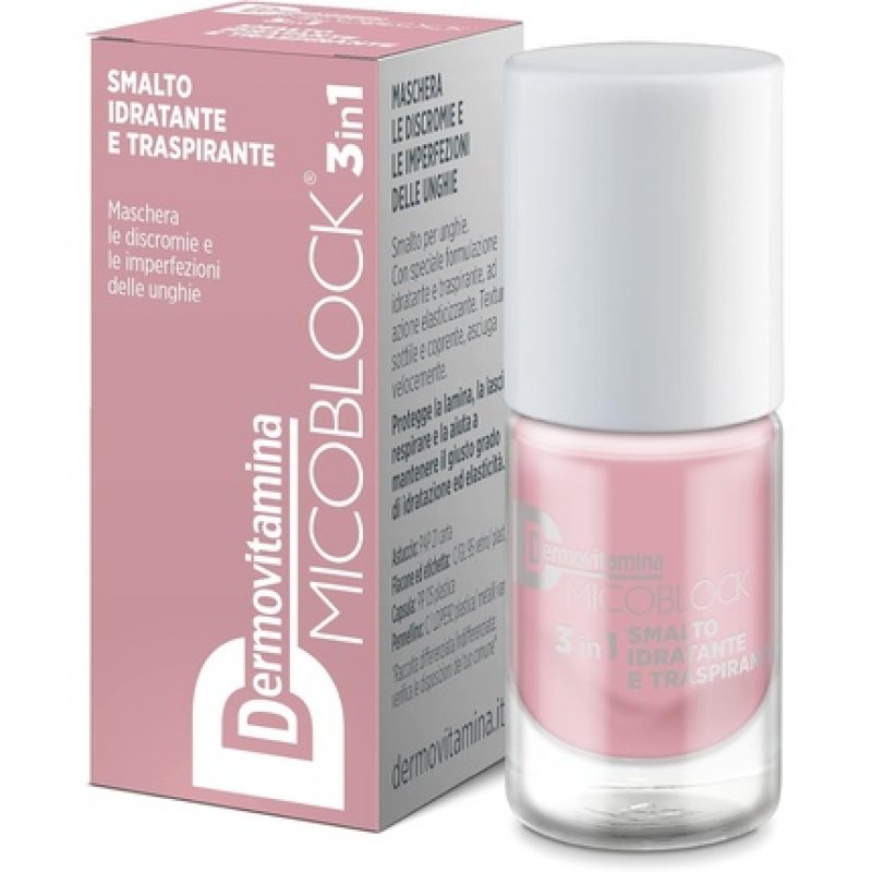 Dermovitamina Micoblock 3 in 1 Breathable Nail Polish Color Nude