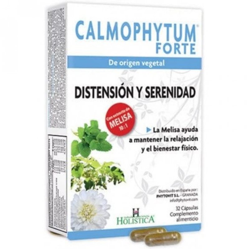 Calmophytum Natural Sleep Aid and Stress Relief Evening Calm Sleeping Pills 48 Capsules