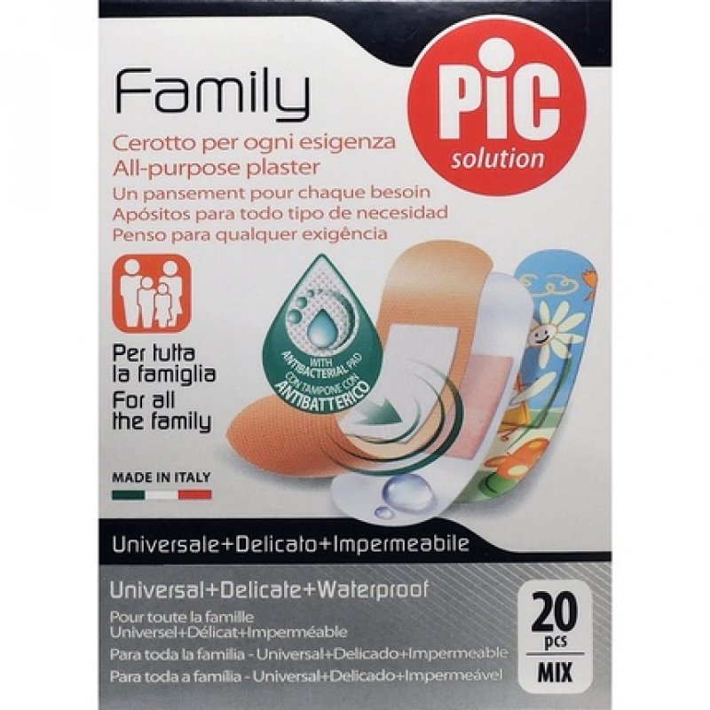 Pic Artsana Family Adhesive Bandages for Every Need