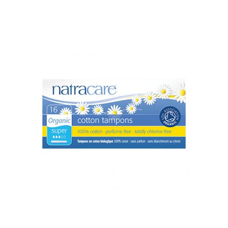 Natracare Organic Cotton Tampons with Applicator For Medium Heavy Flow