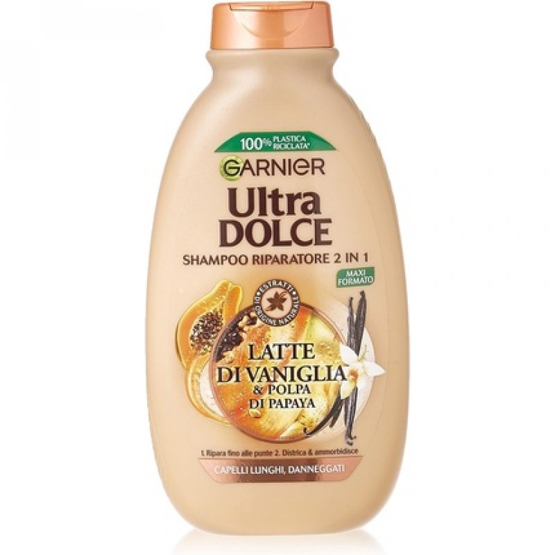 Ultra Dolce Vanilla Milk and Papaya Pulp Shampoo 300ml