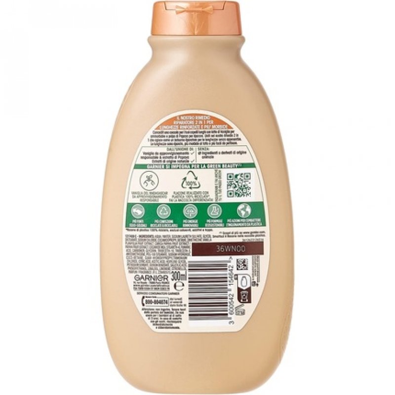 Ultra Dolce Vanilla Milk and Papaya Pulp Shampoo 300ml