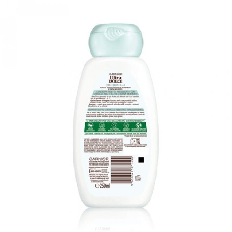 Garnier Ultra Dolce Delicatezza d'Avena 2in1 Kids Shampoo for Delicate Hair and Scalp 300ml