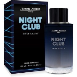Jeanne Arthes Night Club Eau de Toilette for Men Made in France 100ml