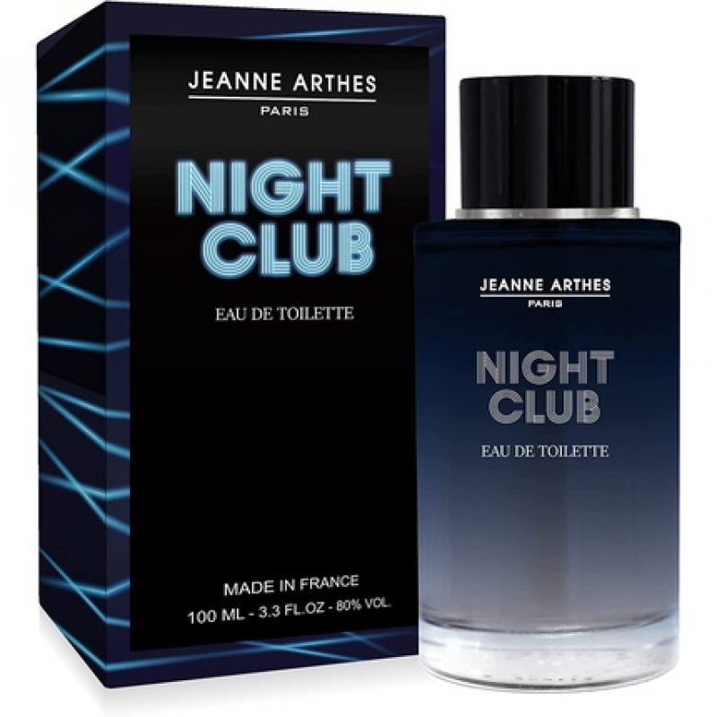Jeanne Arthes Night Club Eau de Toilette for Men Made in France 100ml