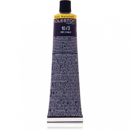 Wella Professionals Koleston Hair Colour 60ml 10/3 Lightest Gold Blonde