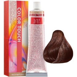 Wella Color Touch 5/37 Light Brown Gold-Brown Permanent Hair Color 60ml