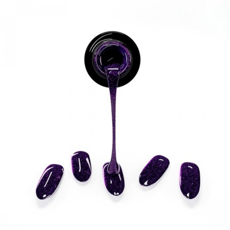 NEONAIL UV Gel Stickers Easy On M02 Purple 15 Patterns Nail Stickers Nail Polish Strips Gel Nail Stickers Foot and Hand