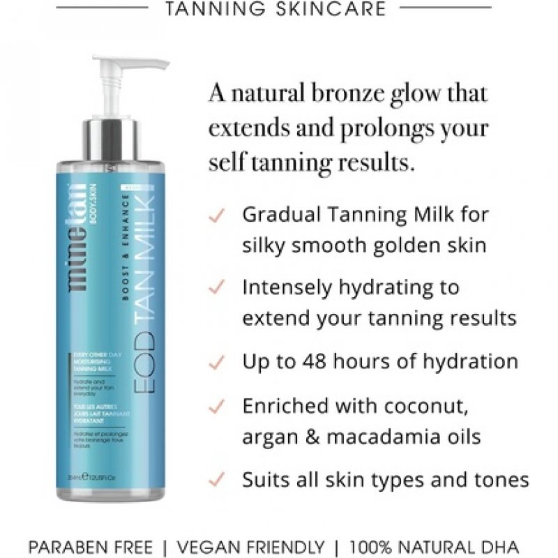 Minetan Body.Skin Gradual Tanner EOD Tan Milk 354ml