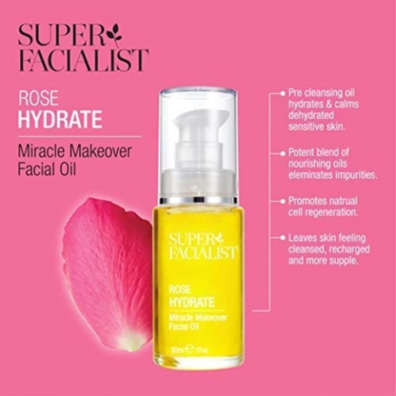 Super Facialist Rose Hydrate Miracle Makeover Face Oil 30ml