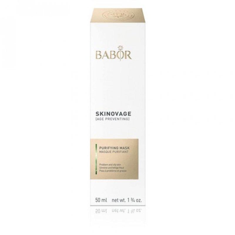 BABOR SKINOVAGE Purifying Mask for Oily, Impure Skin 50ml - Intensive Mattifying and Clarifying Cream Face Mask with