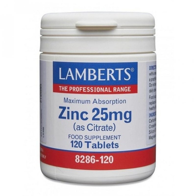 Lamberts Zinc 25mg Tablets Maximum Absorption 120 Tablets