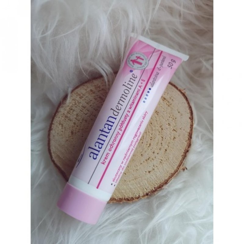 Alantan Dermoline Semi-Skimmed Vitamin A E Cream 50g