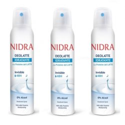 Nidra Deolatte Idratante Invisible Deodorant 150ml Alcohol-Free