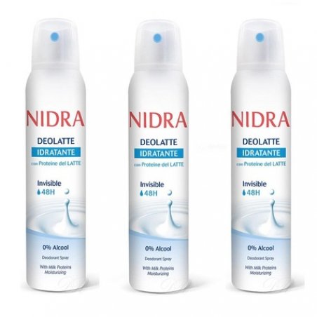 Nidra Deolatte Idratante Invisible Deodorant 150ml Alcohol-Free