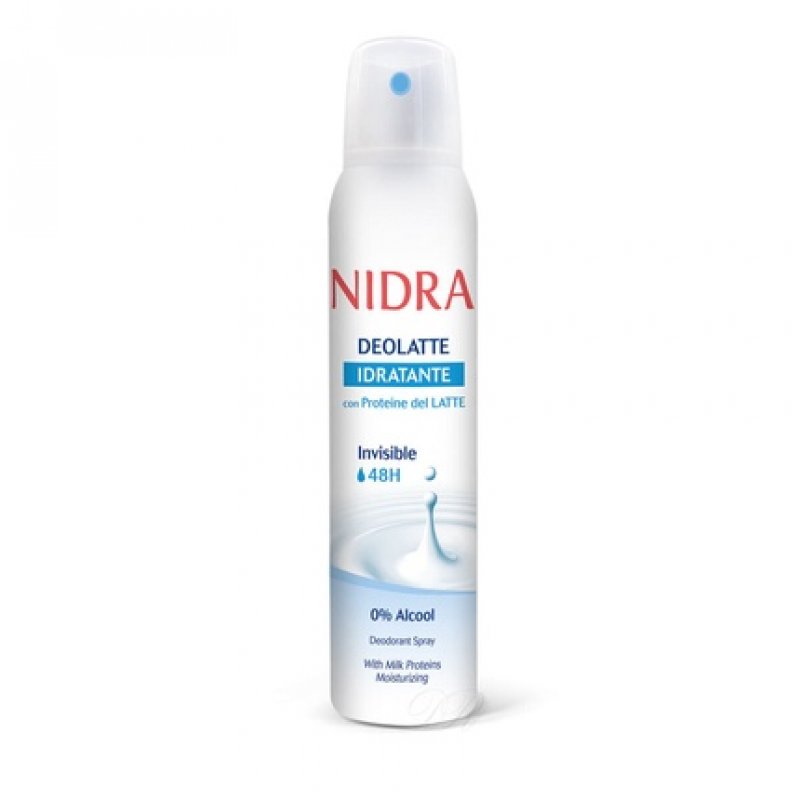 Nidra Deolatte Idratante Invisible Deodorant 150ml Alcohol-Free
