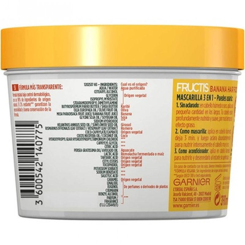 Garnier Fructis Hair Masks 390ml
