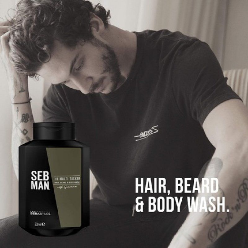 SEB MAN The Multitasker Shampoo 3 in 1 250ml