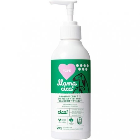 YOPE Probiotic Intimate Wash for Pregnant Women Microflora Protection Aloe 99% Natural Ingredients MAMA CICA 300ml