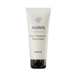 AHAVA Probiotic Foot Cream for Dry Cracked Heels and Feet - Heals and Moisturizes Dry Skin