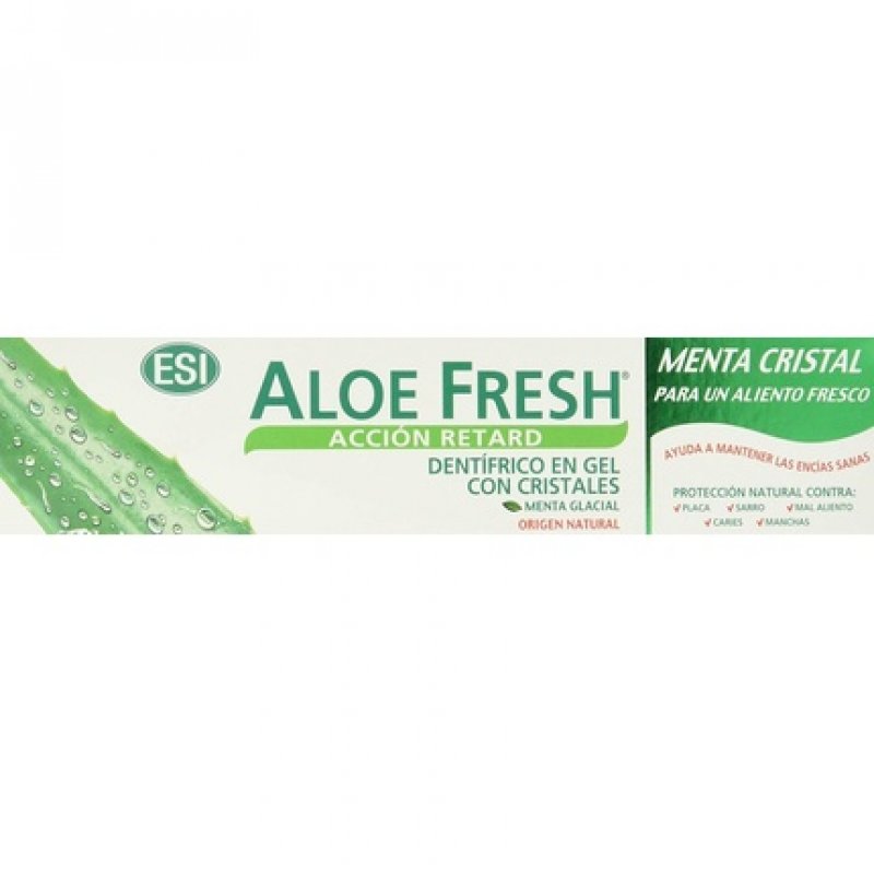 Aloe Fresh Crystal Mint Aloe Vera Gel Toothpaste with Crystals