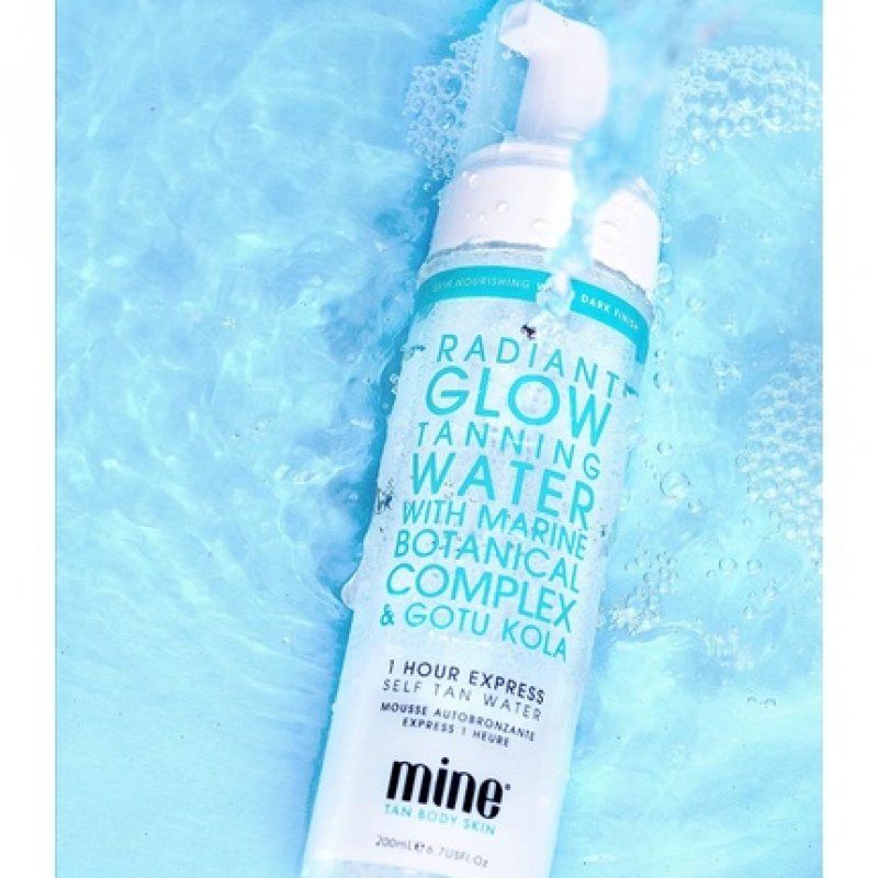 Minetan Body.Skin Radiant Glow Self Tan Water Clear Base Self Tanner Water