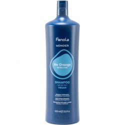 Fanola Wonder No Orange Shampoo Neutralizing Orange Highlights Shampoo for Blonde and Light Brown Hair 1000ml