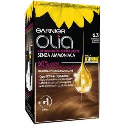 Garnier Olia Permanent Colouring and Bleaching 6.3 Light Chestnut Dora