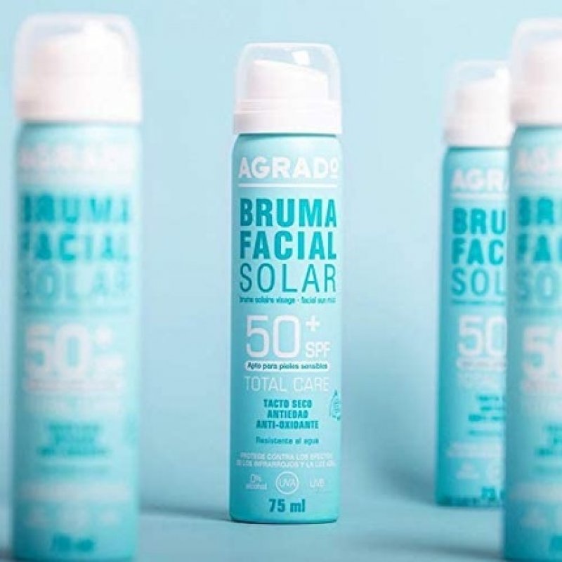Agrado Face Sunscreen Mist 50 SPF UVA UVB Waterproof 75ml