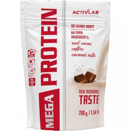 Activlab Mega Whey Protein Concentrate 700g Creatine Monohydrate Taurine Muscle Building with Coconut Milk Muscle