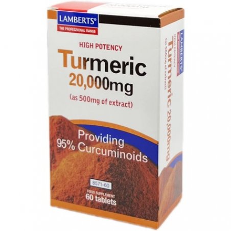 Lamberts High Potency Turmeric 20000mg 60 Tablets