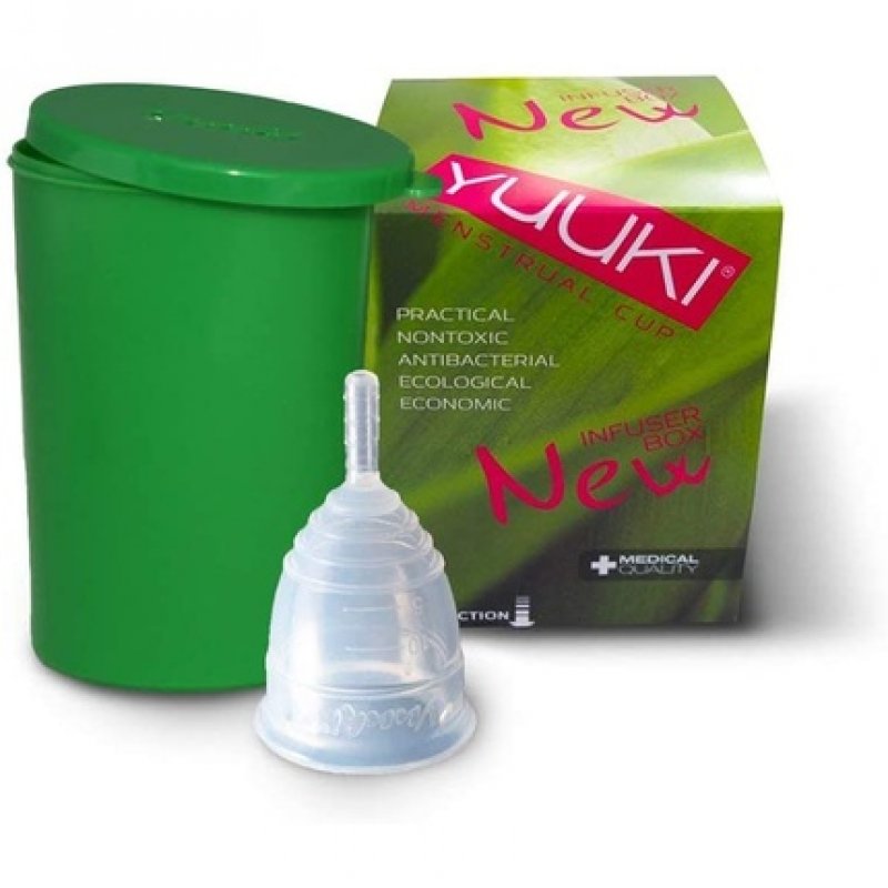 Yuuki Soft S Menstrual Cup made of Medical Grade Silicone with Cleaning Box