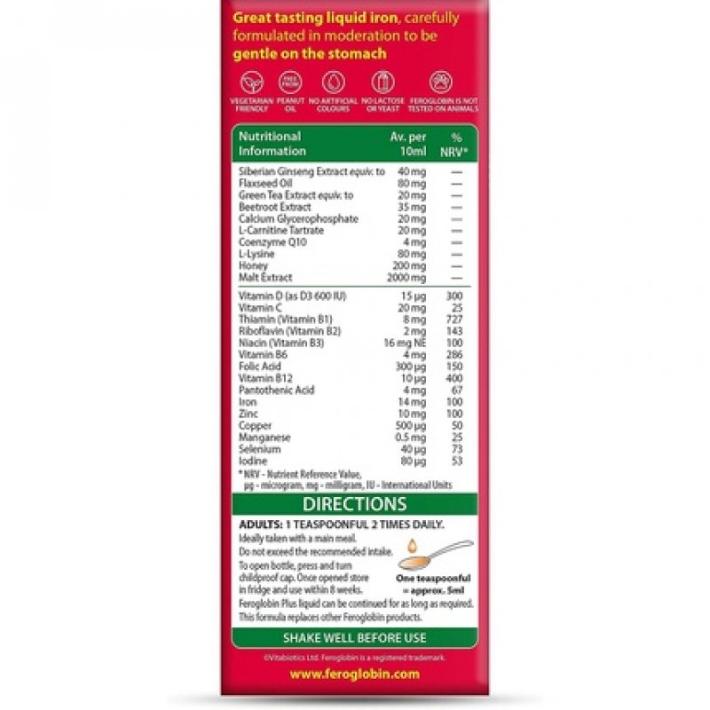 Feroglobin Plus Liquid 200ml