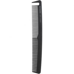 T4B Lussoni Cutting Comb Shatterproof Carbon Hair Cutting Comb for All Hair Types with Antistatic and Negative Ions