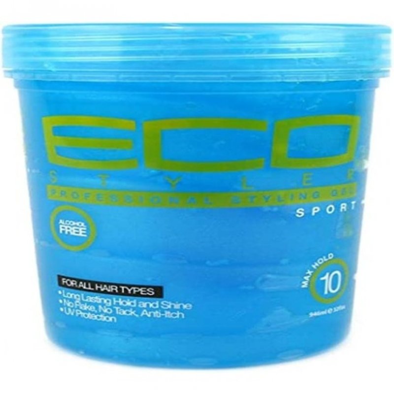 ECO Styler Treated Blue Professional Styling Gel Colour Jar 32oz 907g