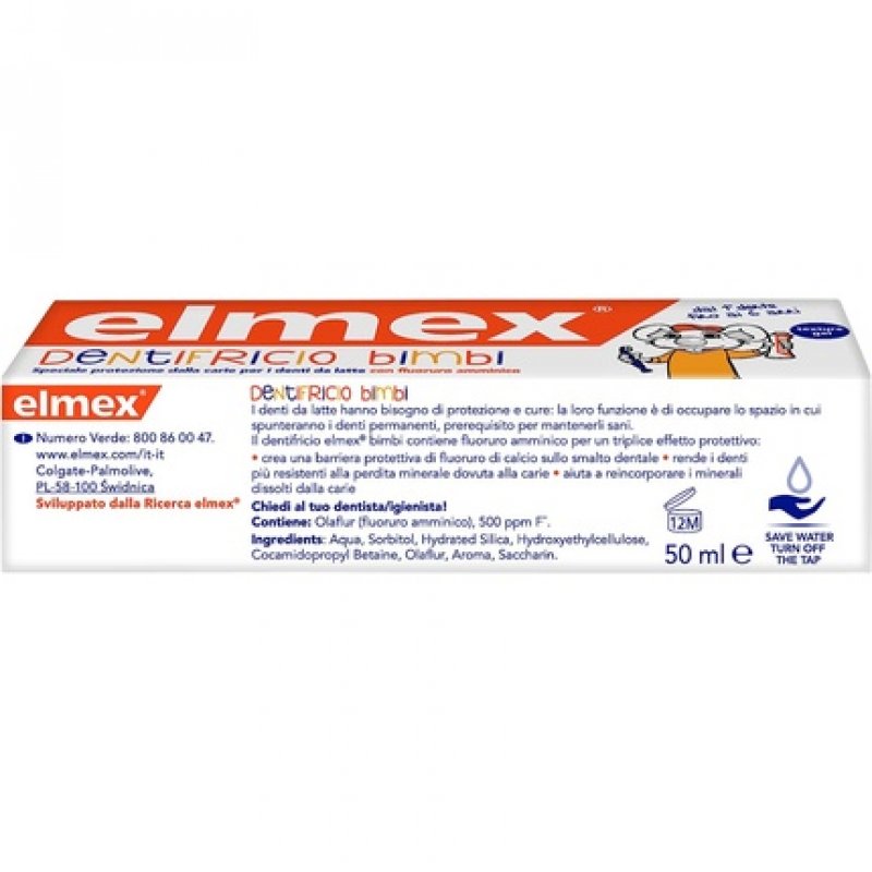 Elmex Baby Toothpaste 0-6 Years Anticaria 50ml