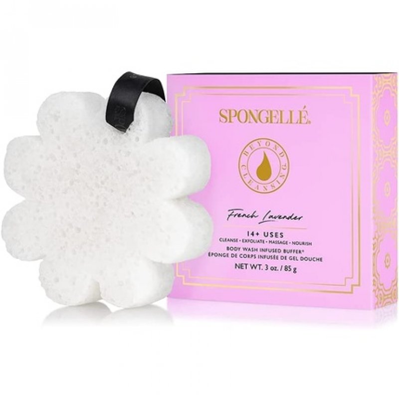 Spongellé Boxed Flower Shower Body Wash Infused Buffer French Lavender
