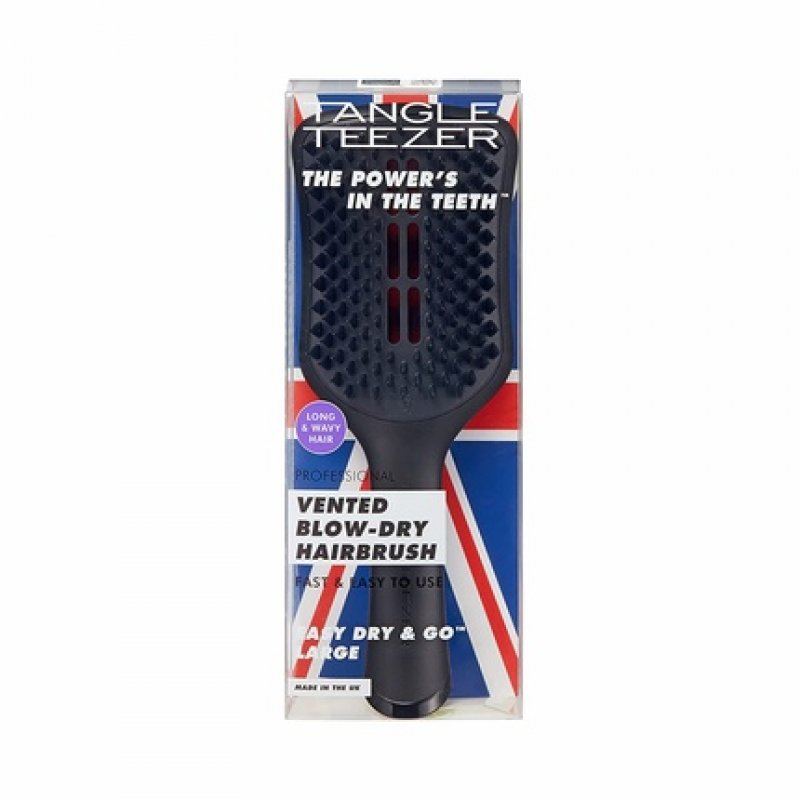 The Easy Dry and Go Vented Hair Brush Jet Black Large