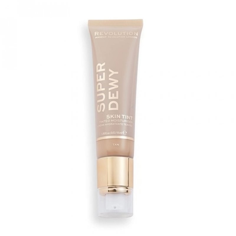 Revolution Superdewy Tinted Moisturiser Light Coverage Makeup Tan 1.85fl.oz/55ml