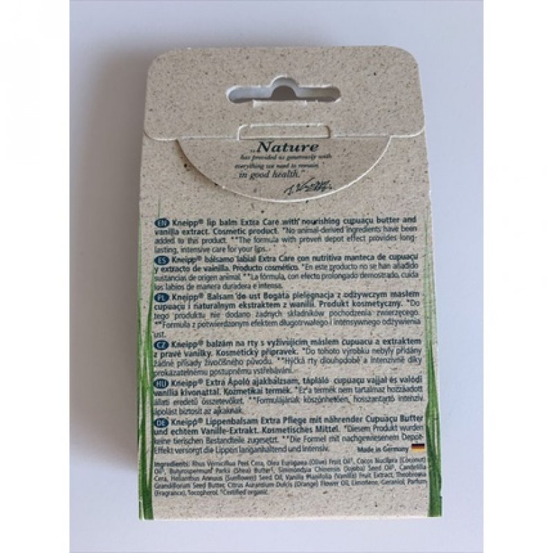 Kneipp Labial Vanilla Extra Care