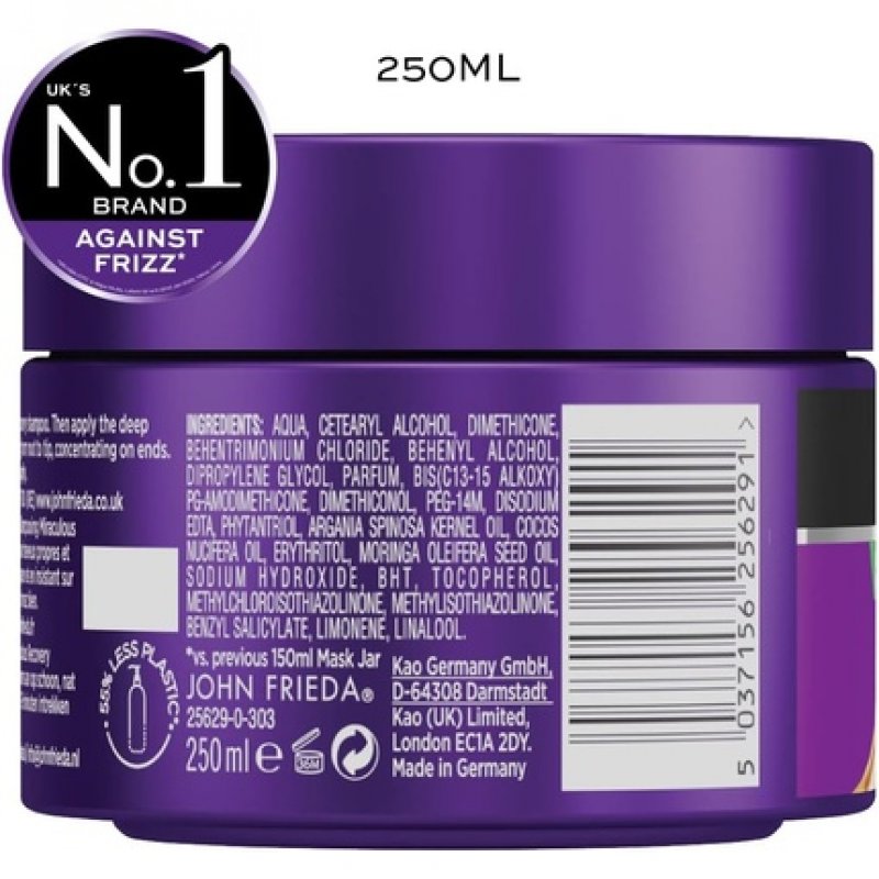 John Frieda Frizz Ease Miraculous Recovery Intensive Deep Conditioner Hair Mask 250ml