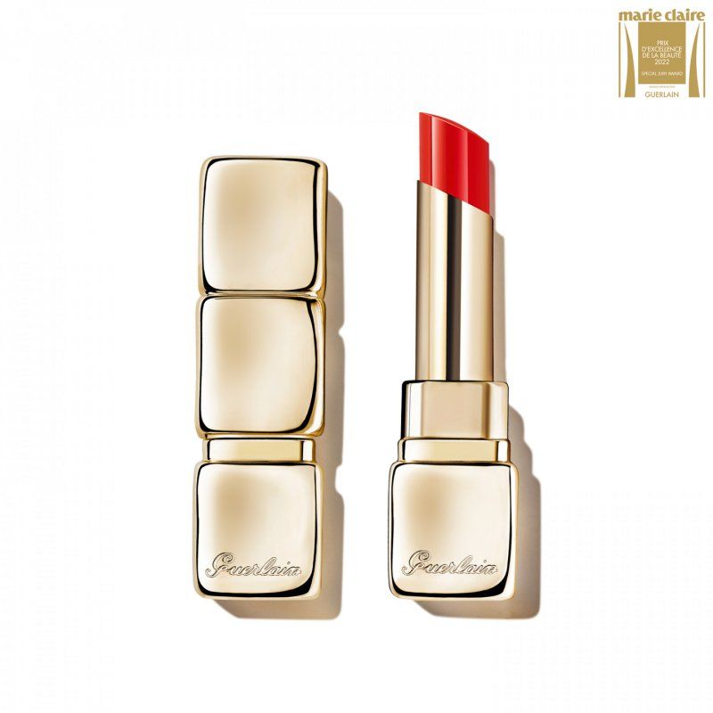 Guerlain KissKiss Shine Bloom 3,2 g 775 Poppy Kiss Brillant