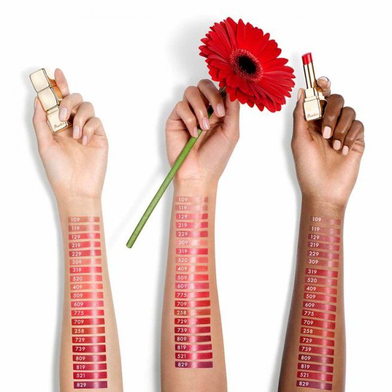 Guerlain KissKiss Shine Bloom 3,2 g 775 Poppy Kiss Brillant